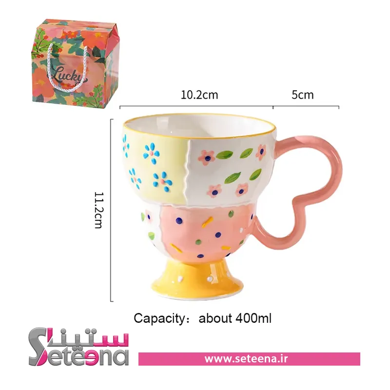 ماگ انگلیسی پایه بلند کد M10030$