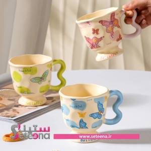ماگ پایه دار سوپر پروانه‌ای کد M10011$