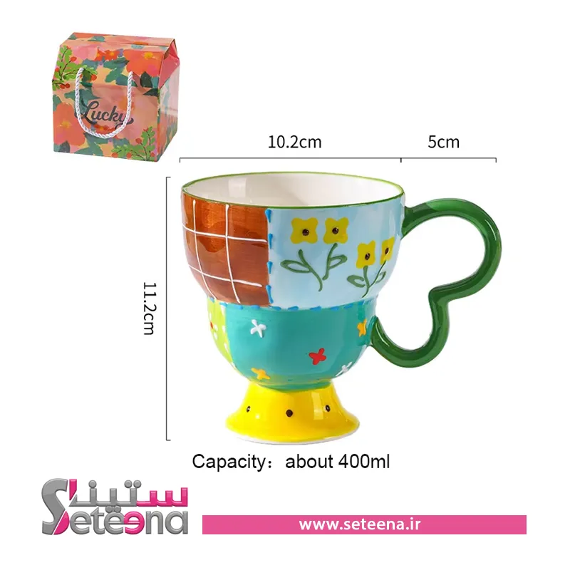 ماگ انگلیسی پایه بلند کد M10030$