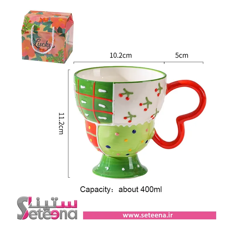 ماگ انگلیسی پایه بلند کد M10030$