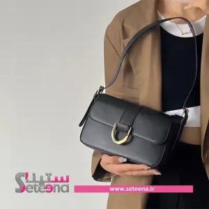 کیف دوشی مشکی زنانه کد B10004TV