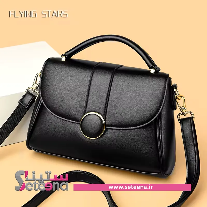 کیف زنانه مشکی کانگرو کد B20012
