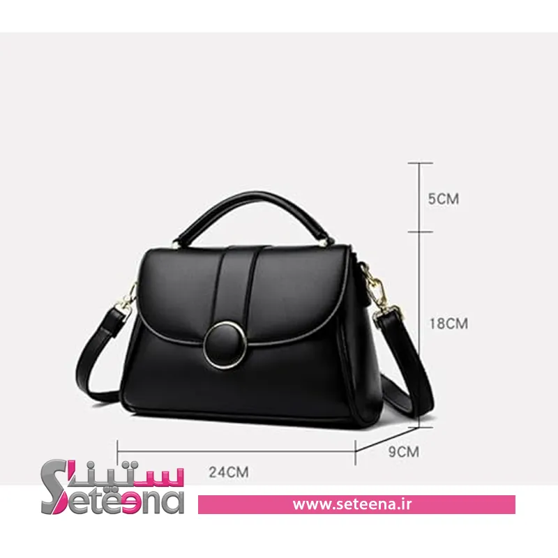 کیف زنانه مشکی کانگرو کد B20012