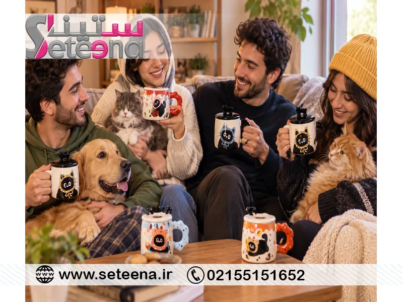 خرید ماگ طرح سگ و گربه برای عاشقان حیوانات